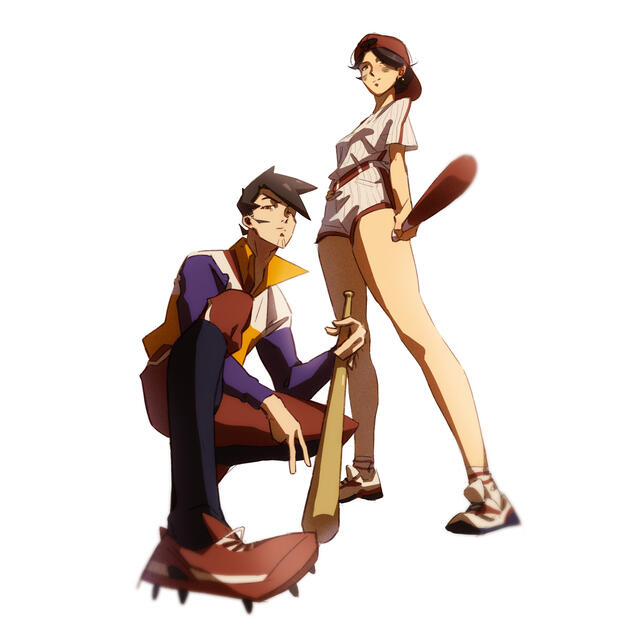 JuNi and Xena as CC Sluggers