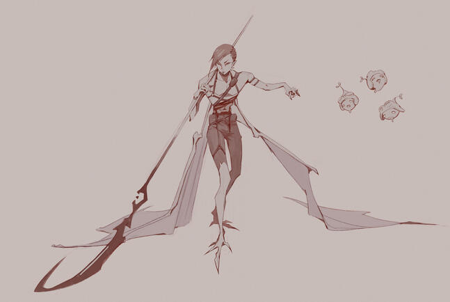 lizard necromancer and their minions