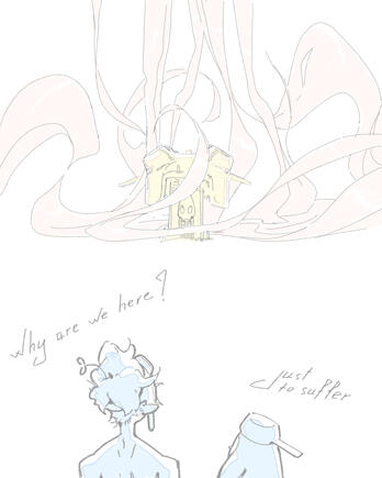 cadet encounters a forest spirit (played by Penjamin)